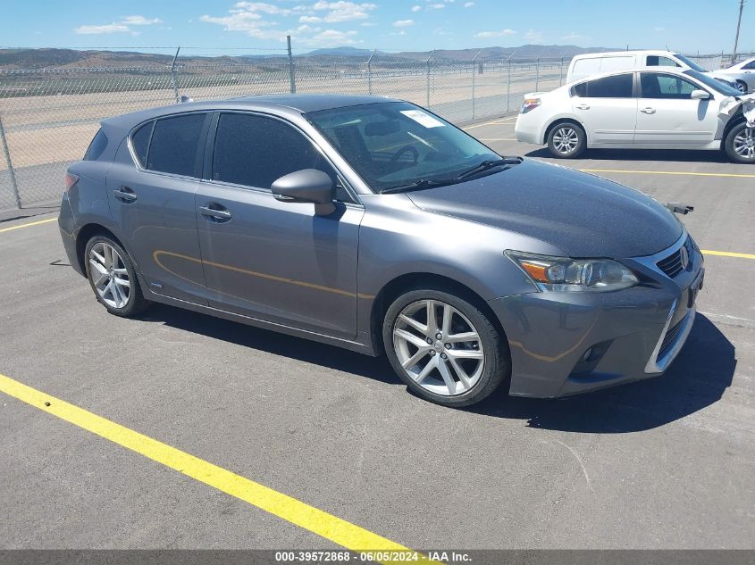 2016 LEXUS CT 200H