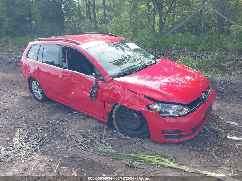 2015 VOLKSWAGEN GOLF SPORTWAGEN TDI S 4-DOOR