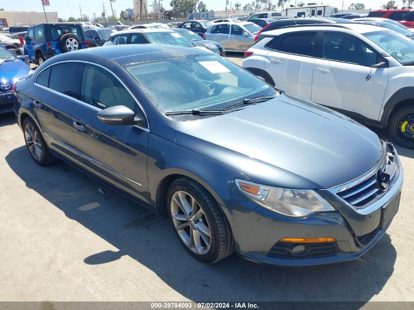 2010 VOLKSWAGEN CC LUXURY