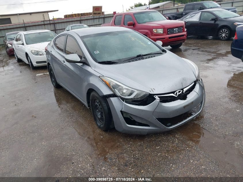 2016 HYUNDAI ELANTRA SE