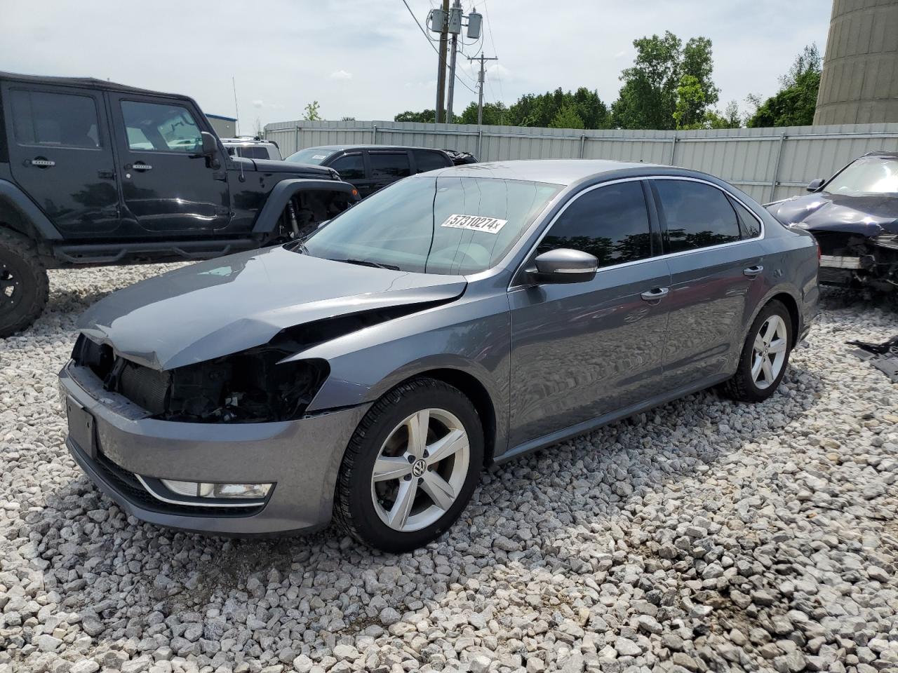 2015 VOLKSWAGEN PASSAT S