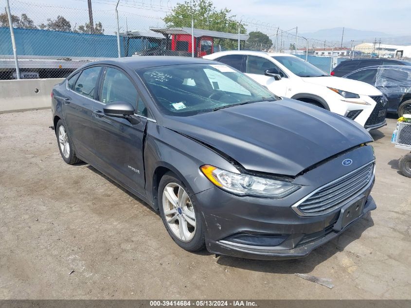 2018 FORD FUSION HYBRID SE