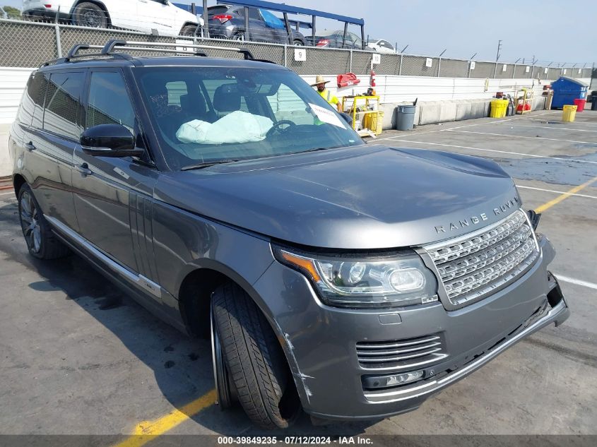 2015 LAND ROVER RANGE ROVER 5.0L V8 SUPERCHARGED