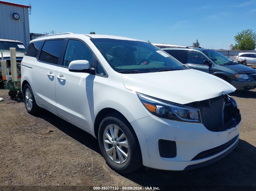 2017 KIA SEDONA LX