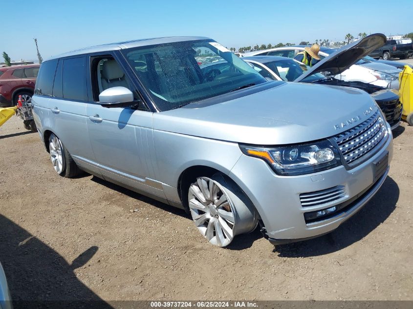 2014 LAND ROVER RANGE ROVER 5.0L V8 SUPERCHARGED/5.0L V8 SUPERCHARGED EBONY EDITION