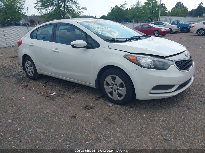 2016 KIA FORTE LX