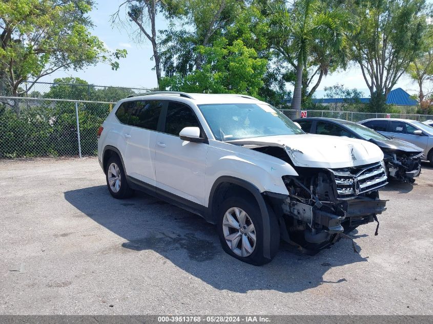 2018 VOLKSWAGEN ATLAS 2.0T S