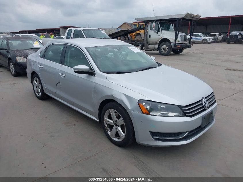 2013 VOLKSWAGEN PASSAT 2.5L SE