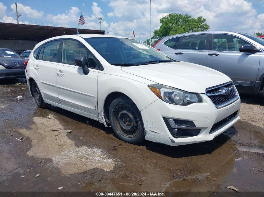 2016 SUBARU IMPREZA 2.0I