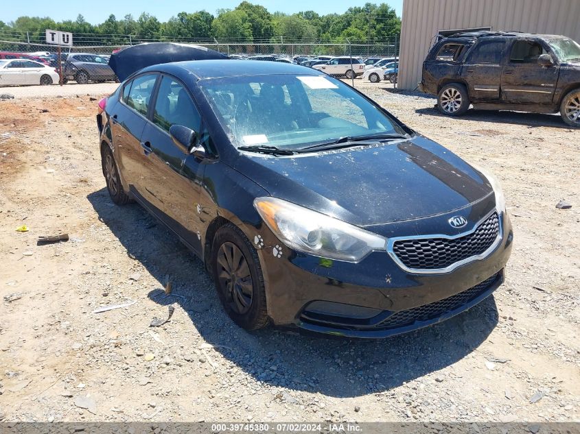 2016 KIA FORTE LX