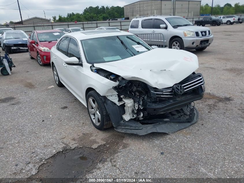 2012 VOLKSWAGEN PASSAT 2.5L SE