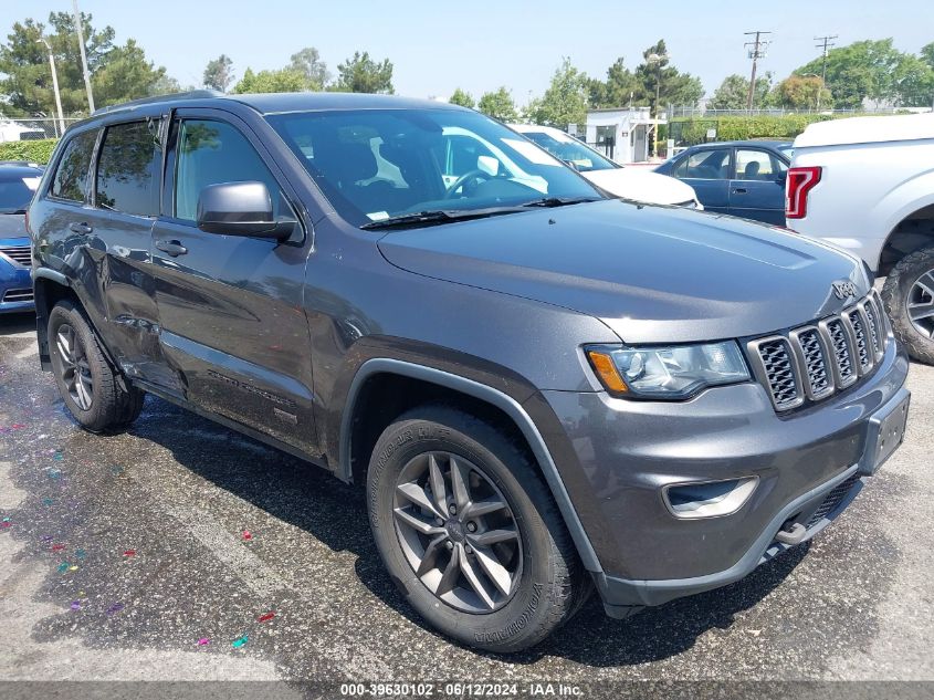 2017 JEEP GRAND CHEROKEE 75TH ANNIVERSARY EDITION 4X2