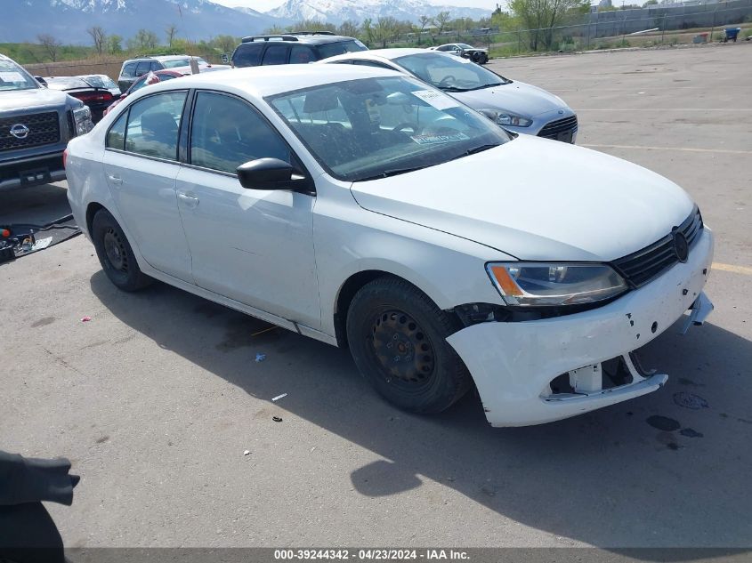 2014 VOLKSWAGEN JETTA 2.0L S