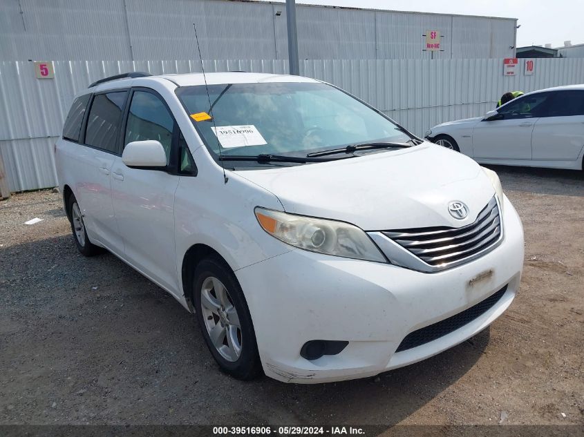 2014 TOYOTA SIENNA LE V6 8 PASSENGER