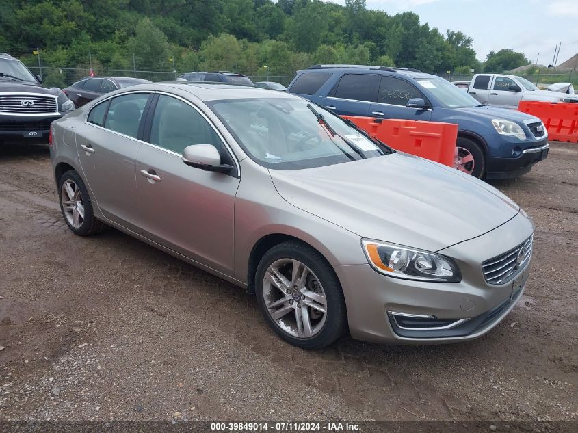 2014 VOLVO S60 T5/T5 PLATINUM/T5 PREMIER/T5 PREMIER PLUS