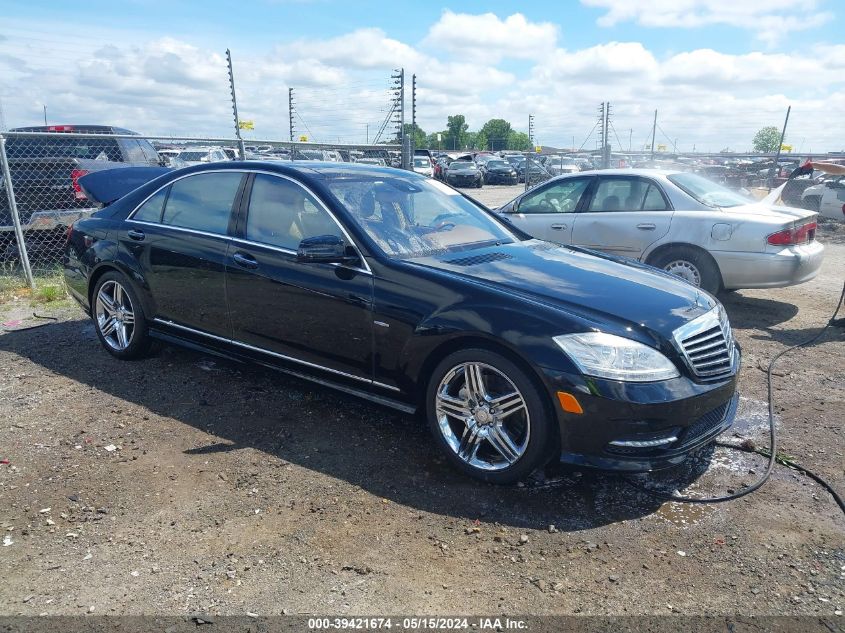 2012 MERCEDES-BENZ S 550