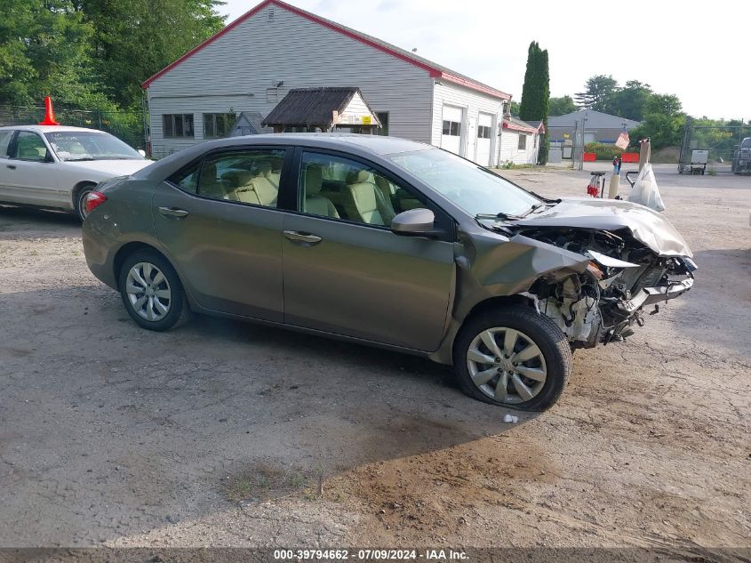 2016 TOYOTA COROLLA L/LE/LE PLS/PRM/S/S PLS