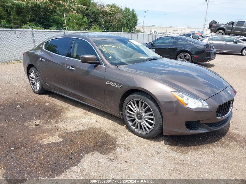 2014 MASERATI QUATTROPORTE S Q4