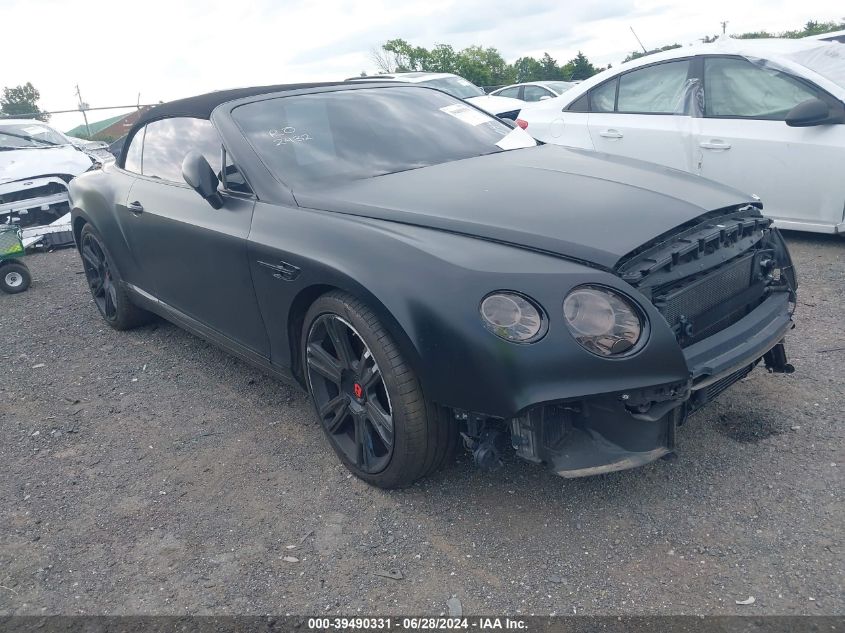 2016 BENTLEY CONTINENTAL GT W12