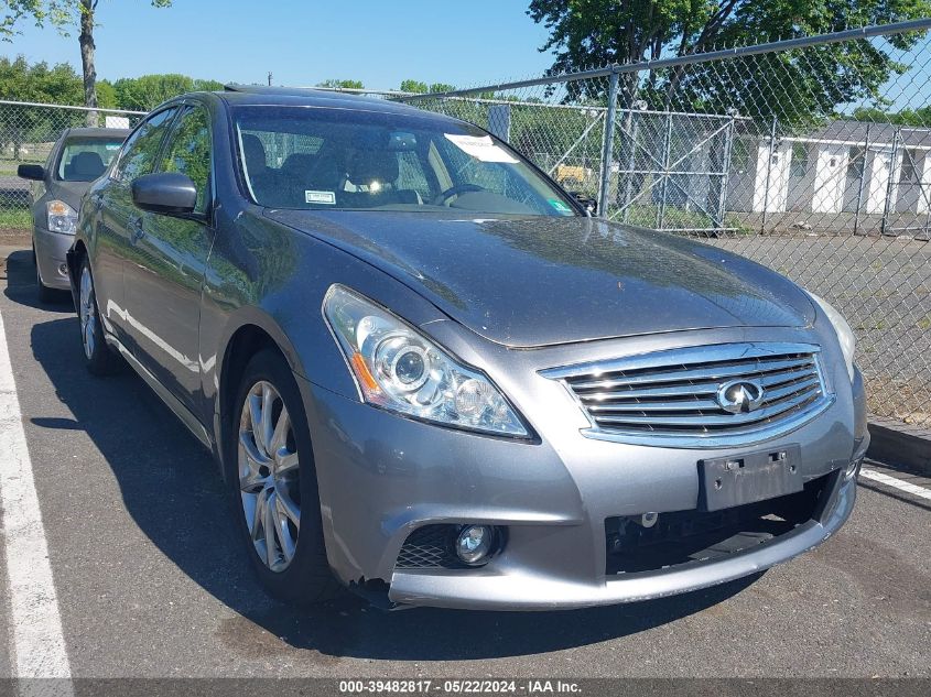 2011 INFINITI G37X