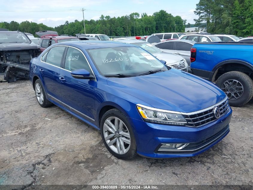 2017 VOLKSWAGEN PASSAT 1.8T SEL PREMIUM