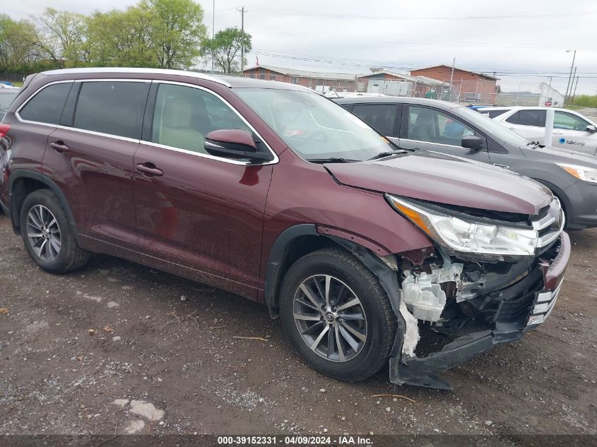 2018 TOYOTA HIGHLANDER XLE