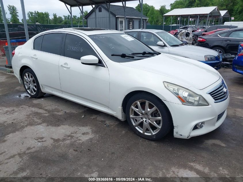 2012 INFINITI G37X