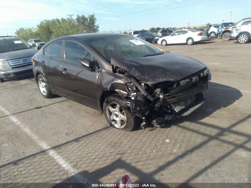 2017 KIA FORTE LX