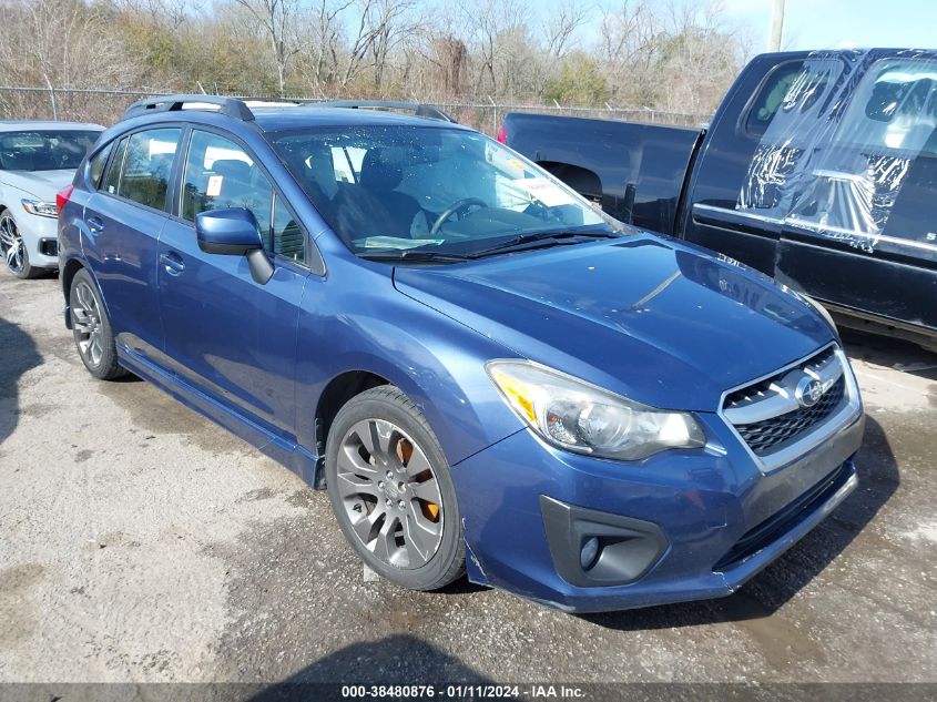 2012 SUBARU IMPREZA 2.0I SPORT PREMIUM