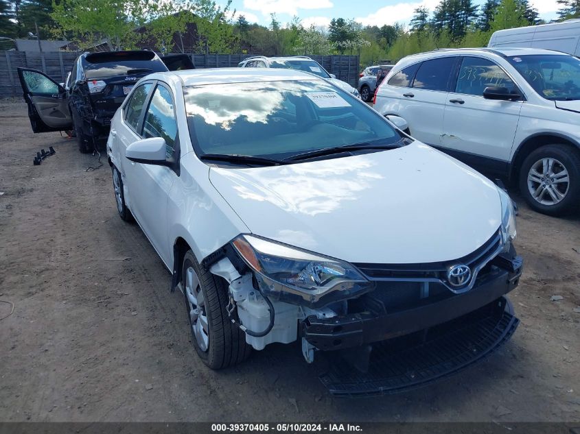 2016 TOYOTA COROLLA LE