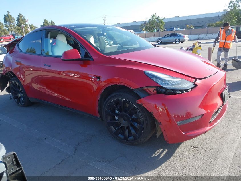 2020 TESLA MODEL Y LONG RANGE DUAL MOTOR ALL-WHEEL DRIVE