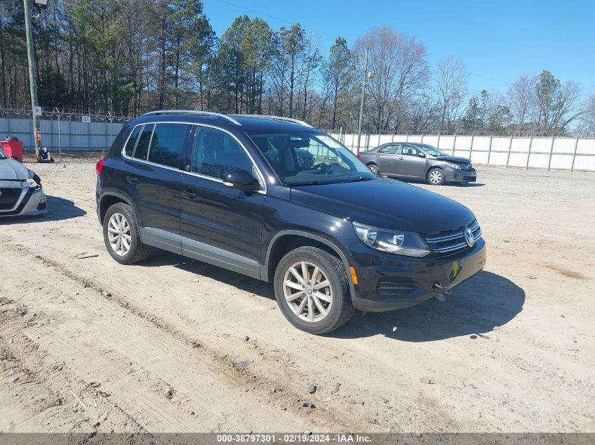 2017 VOLKSWAGEN TIGUAN 2.0T WOLFSBURG EDITION