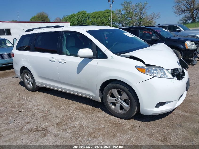 2016 TOYOTA SIENNA LE 8 PASSENGER