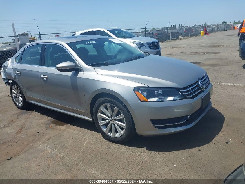 2012 VOLKSWAGEN PASSAT 2.5L SEL