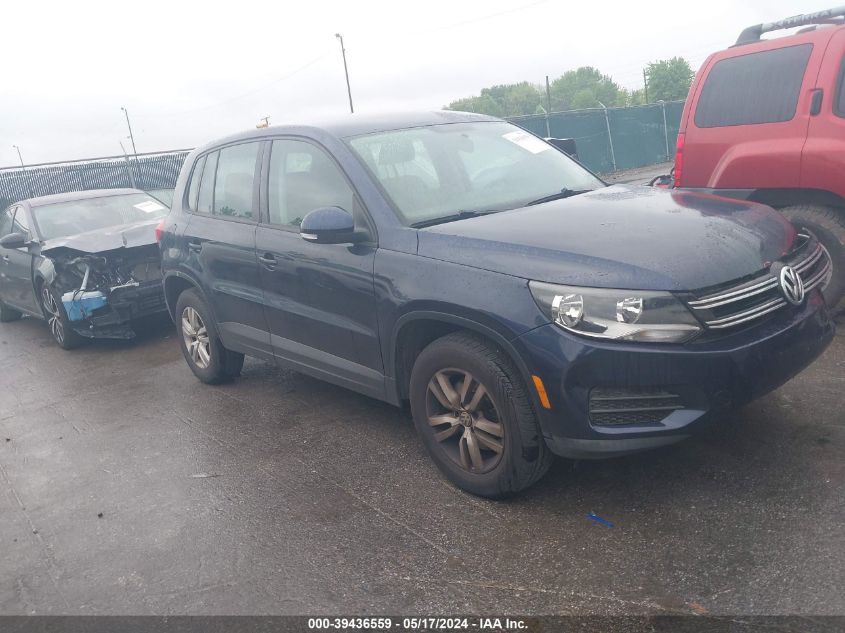 2013 VOLKSWAGEN TIGUAN S