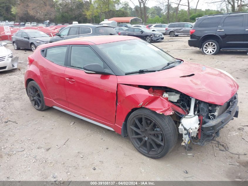 2013 HYUNDAI VELOSTER TURBO W/BLACK