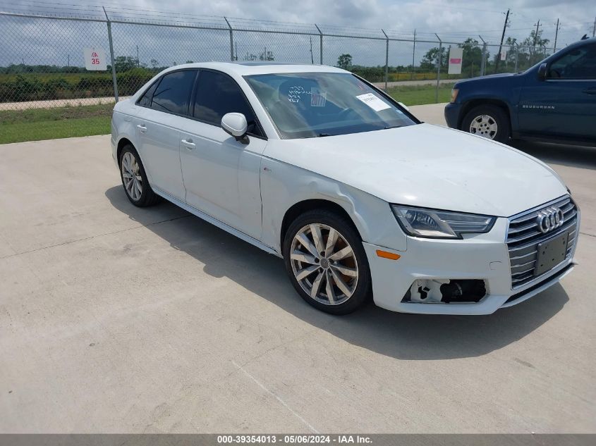 2018 AUDI A4 2.0T TECH ULTRA PREMIUM/2.0T ULTRA PREMIUM