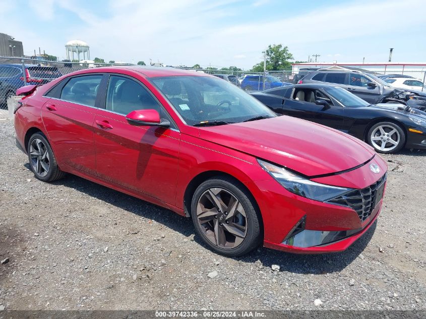 2022 HYUNDAI ELANTRA HYBRID LIMITED