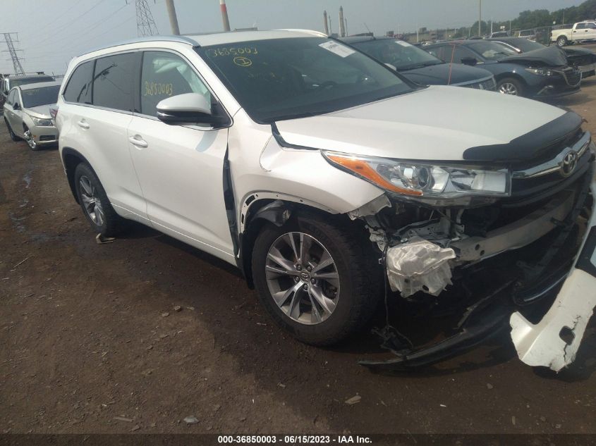 2014 TOYOTA HIGHLANDER XLE V6