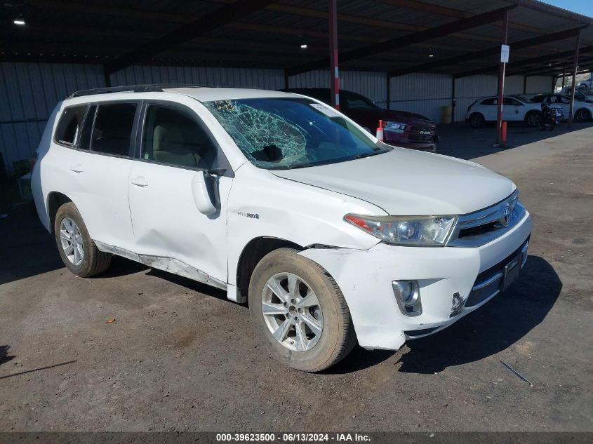 2013 TOYOTA HIGHLANDER HYBRID BASE V6