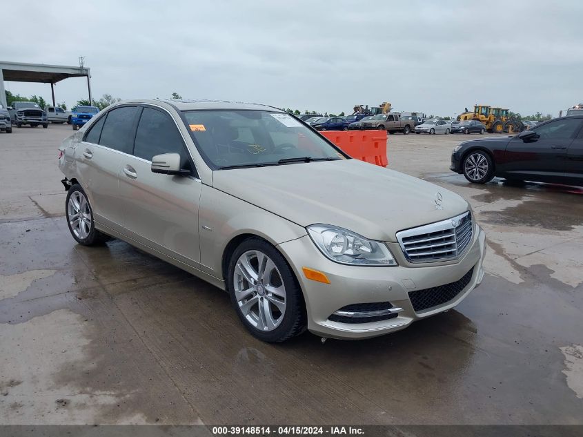 2012 MERCEDES-BENZ C 250 LUXURY/SPORT