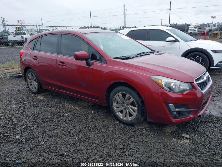 2015 SUBARU IMPREZA 2.0I PREMIUM