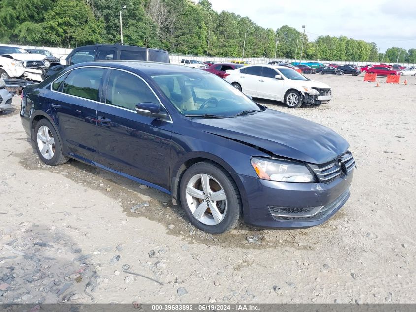 2013 VOLKSWAGEN PASSAT 2.5L SE