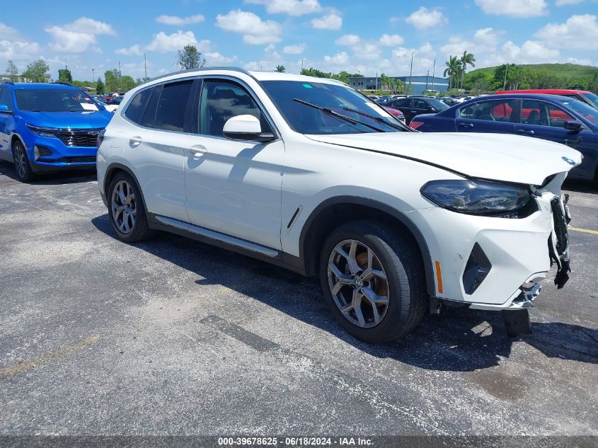 2022 BMW X3 SDRIVE30I