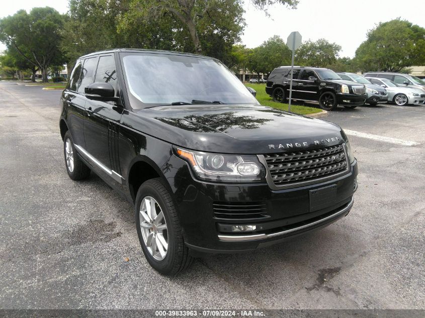 2015 LAND ROVER RANGE ROVER 3.0L V6 SUPERCHARGED