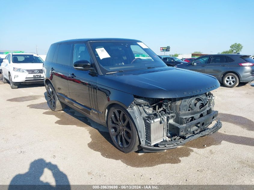 2017 LAND ROVER RANGE ROVER SUPERCHARGED