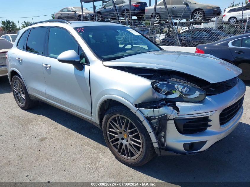 2017 PORSCHE CAYENNE PLATINUM EDITION