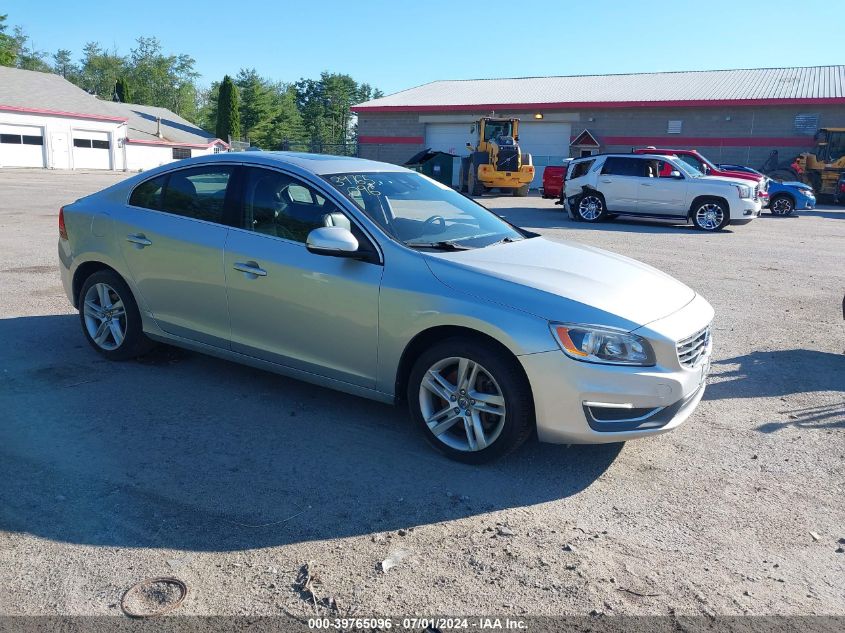 2014 VOLVO S60 T5/T5 PLATINUM/T5 PREMIER/T5 PREMIER PLUS