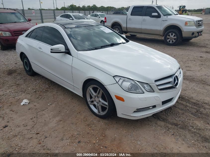 2013 MERCEDES-BENZ E 350 4MATIC