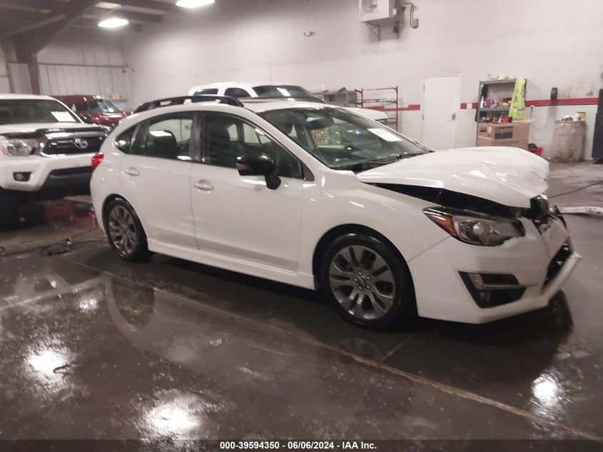 2016 SUBARU IMPREZA 2.0I SPORT LIMITED